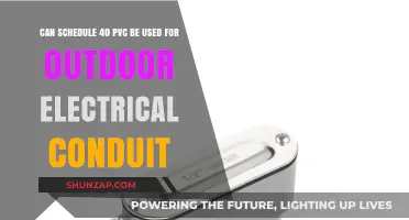 Using Schedule 40 PVC for Outdoor Electrical Conduit: Is It Safe?