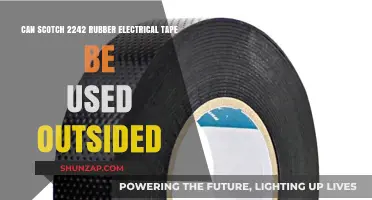 Using Scotch 2244 Rubber Electrical Tape for Outdoor Applications: Is It Suitable?