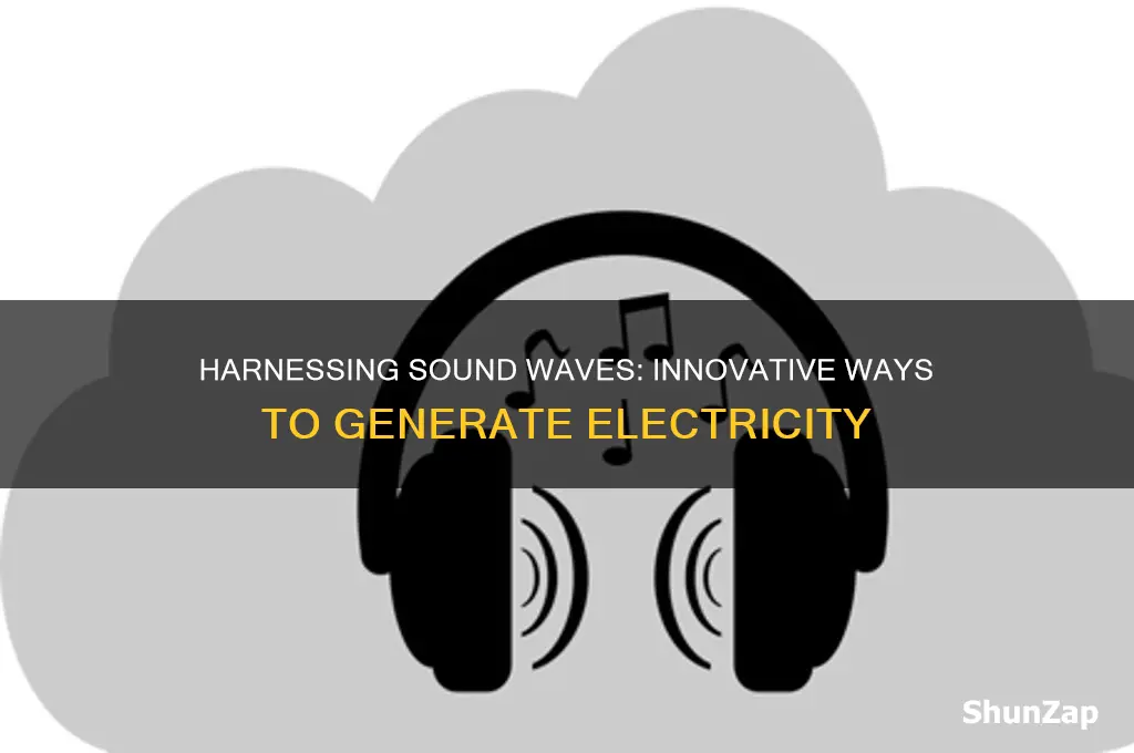 can sound be used to generate electricity