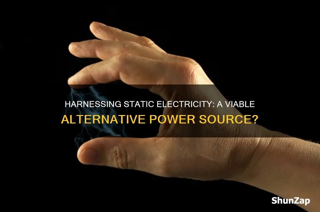 can static electricity be used as a power source