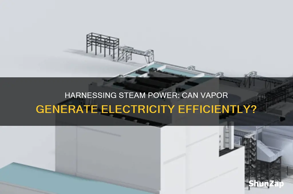 can steam be used to produce electricity