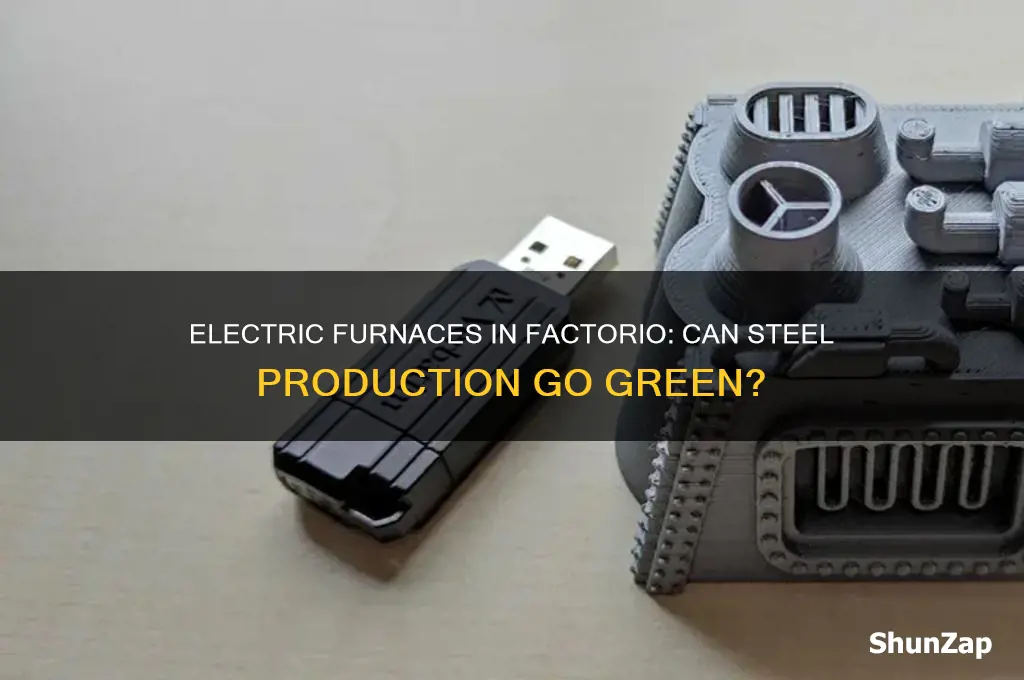 can steel furnace use electric factorio
