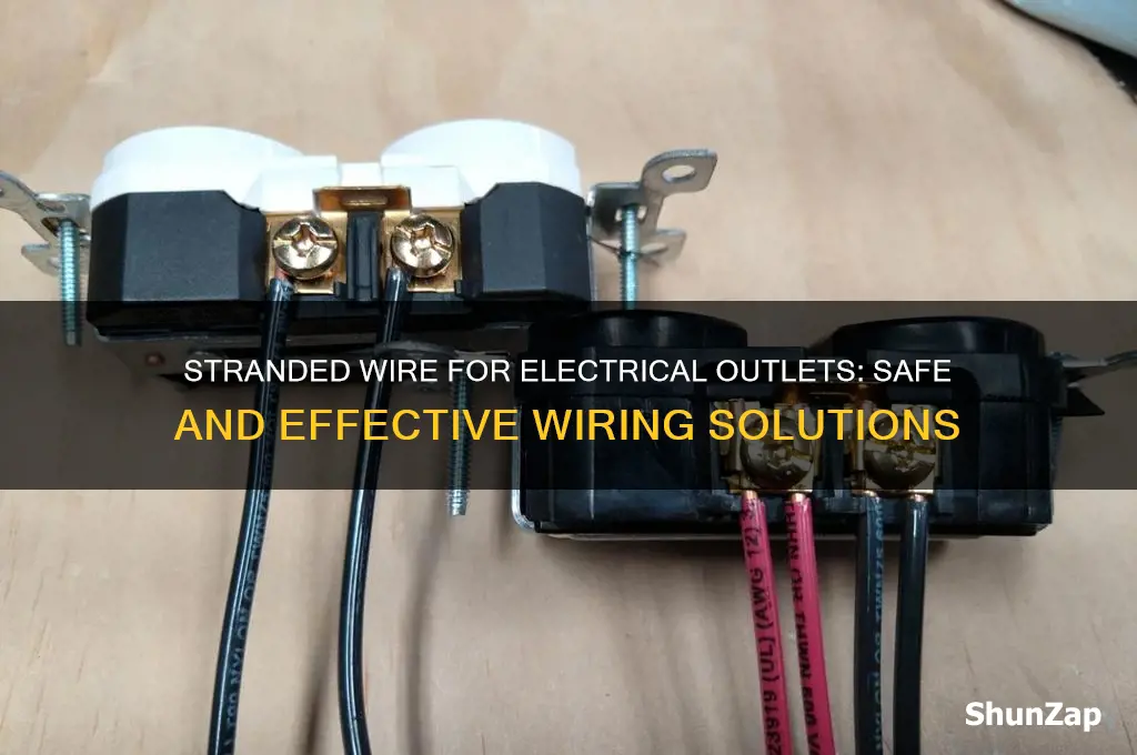 can stranded wire be used for wiring electrical outlets