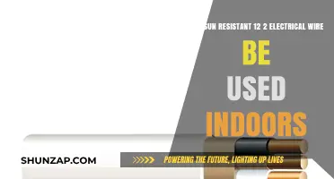 Sun-Resistant 12/2 Electrical Wire: Safe for Indoor Use?