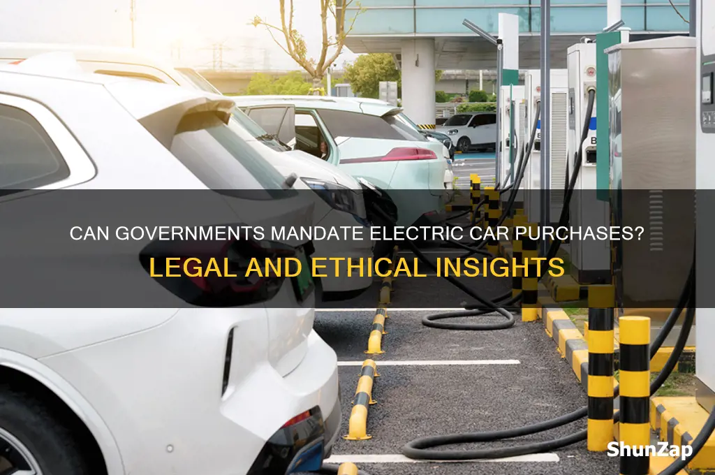 can the government force you to buy an electric car