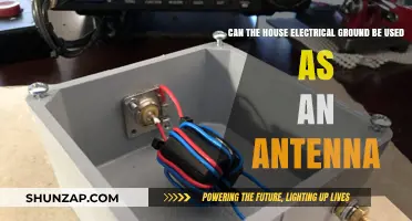 Using House Electrical Ground as an Antenna: Feasibility and Risks