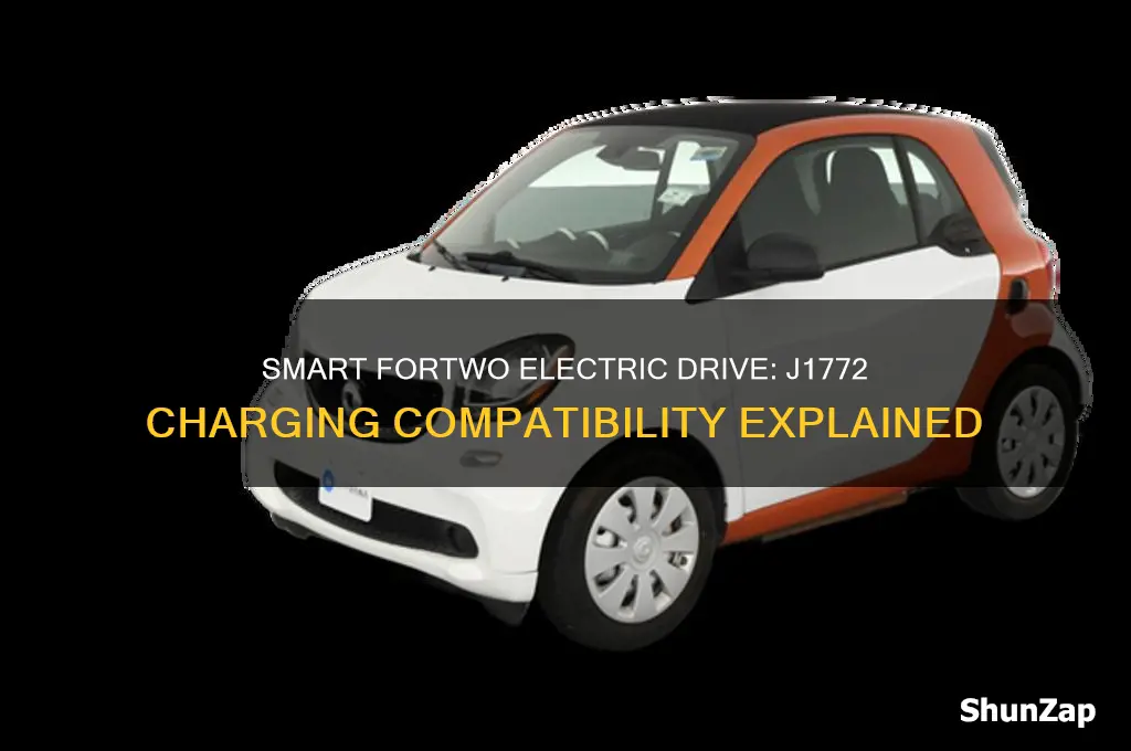 can the smart fortwo electric drive use a j1772