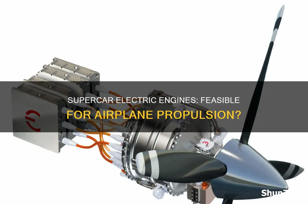 can these supercar electric engines be used in aorplanes