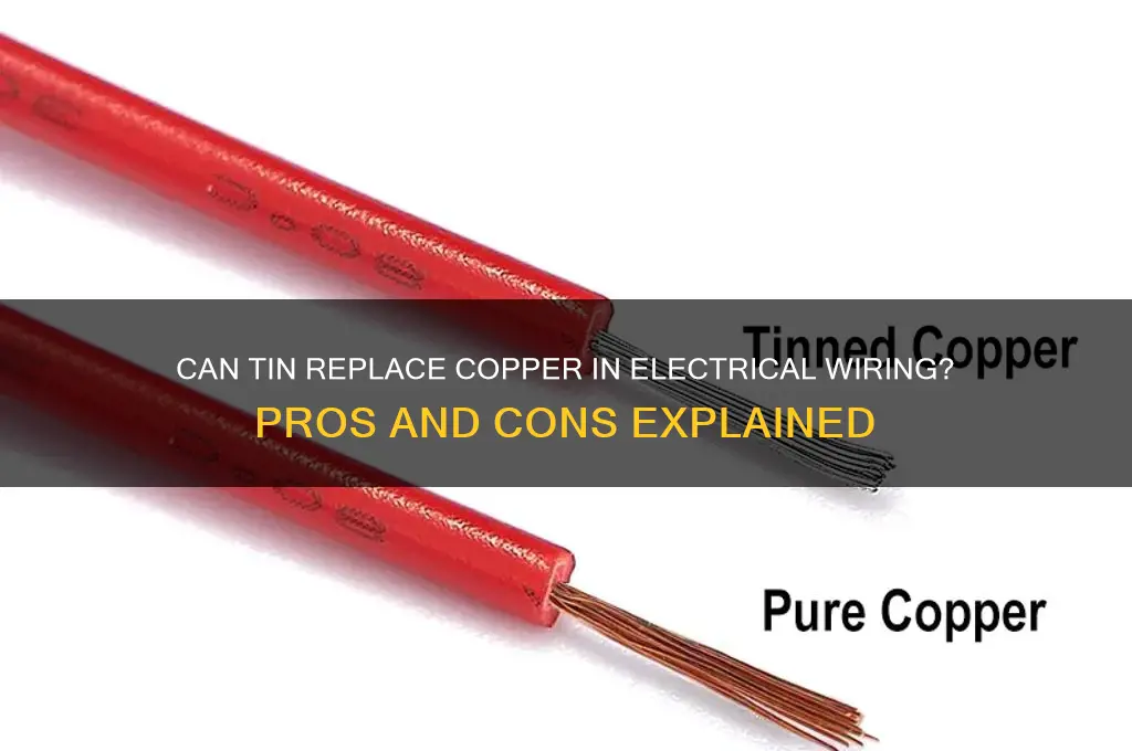 can tin be used for electrical wiring