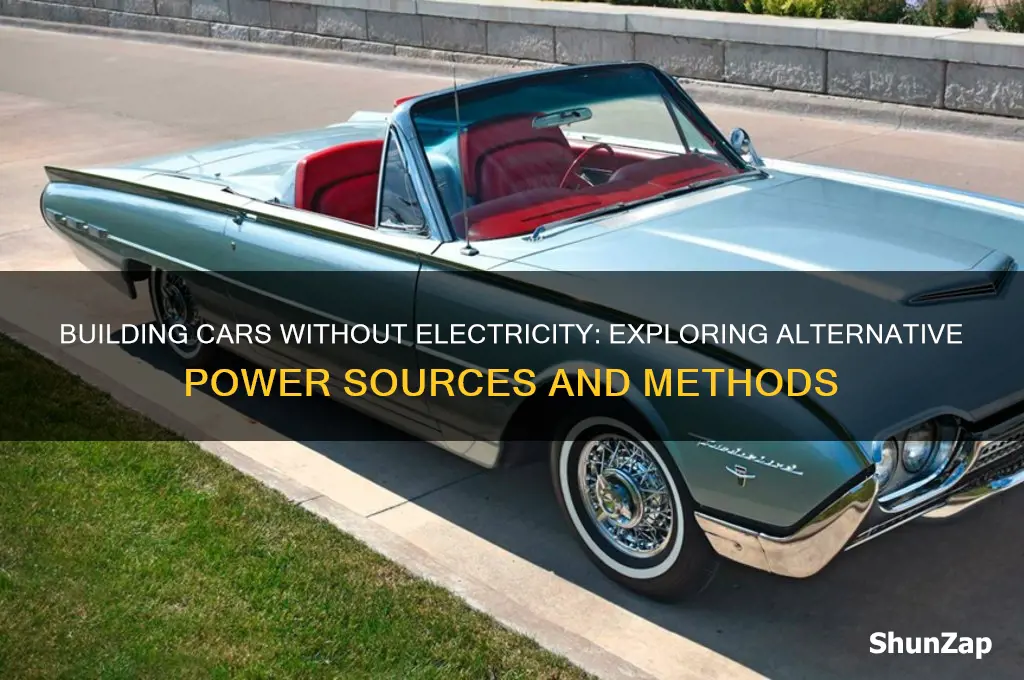 can u make a car without electricity