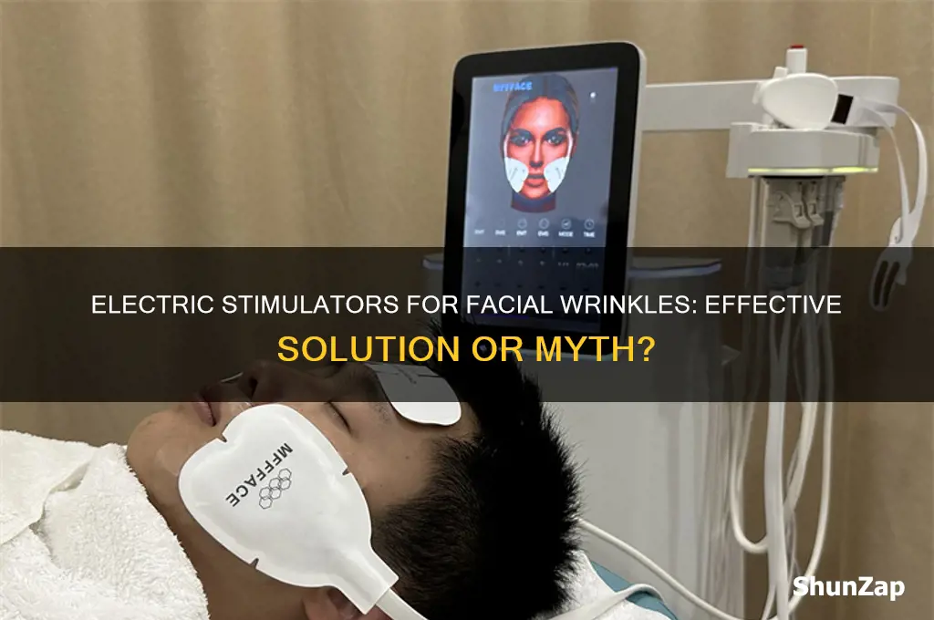 can u use an electric stimulator for facial wrinkles