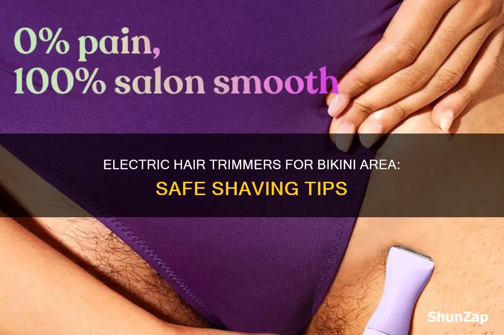 can u use electric hair trimmer to shave bikini area