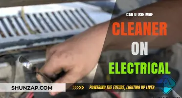Using MAF Cleaner on Electrical Components: Safe or Risky?