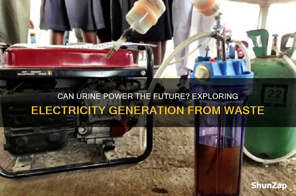 can urine be used to generate electricity