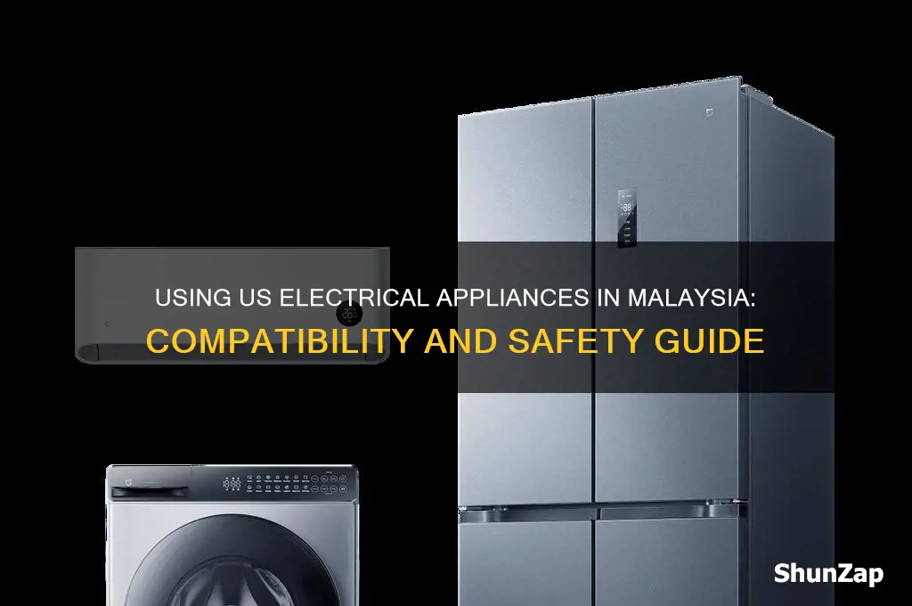 can us electrical appliances be used in malaysia