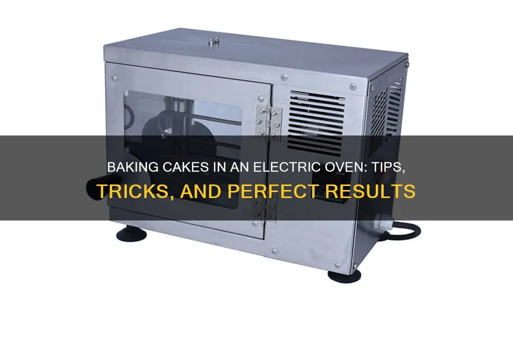 can use electric oven to bake cake