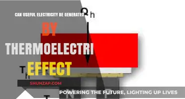 Harnessing Heat: Can Thermoelectric Effect Generate Useful Electricity?