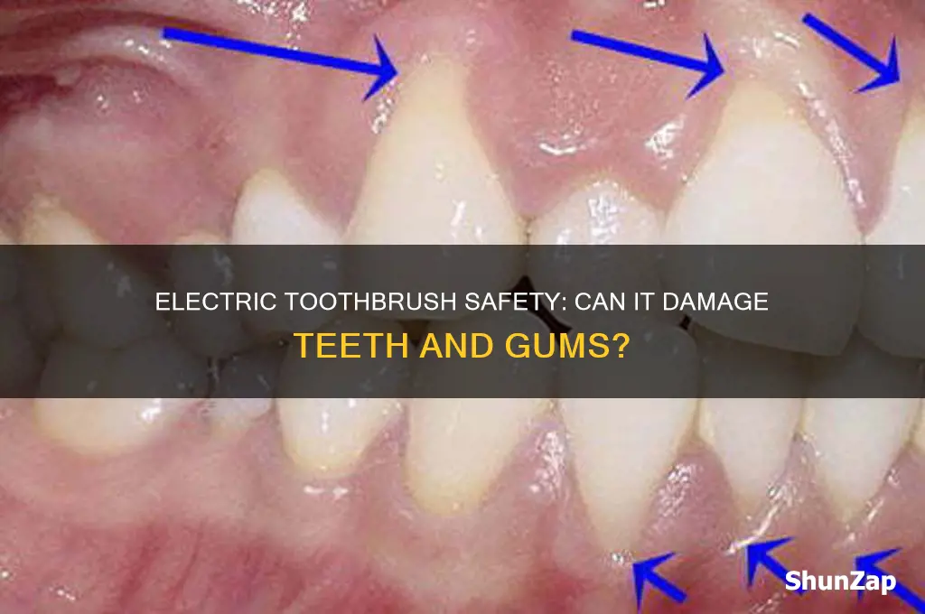 can using an electric toothbrush hurt your teeth and gums