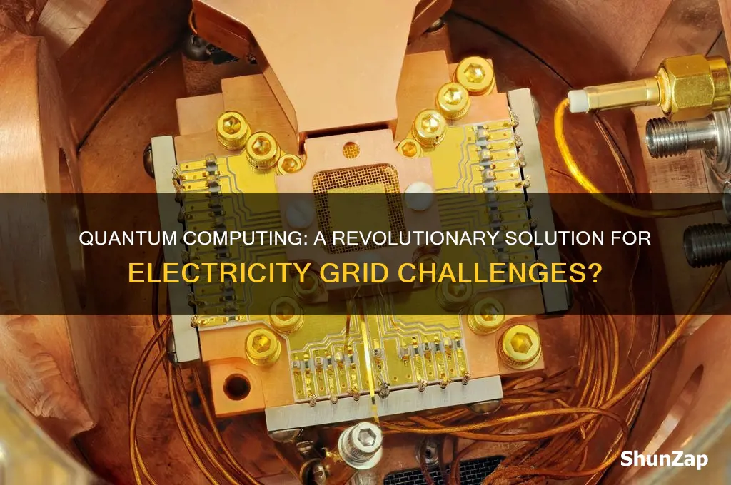 can uyou use quantum computing to fix electricity problems