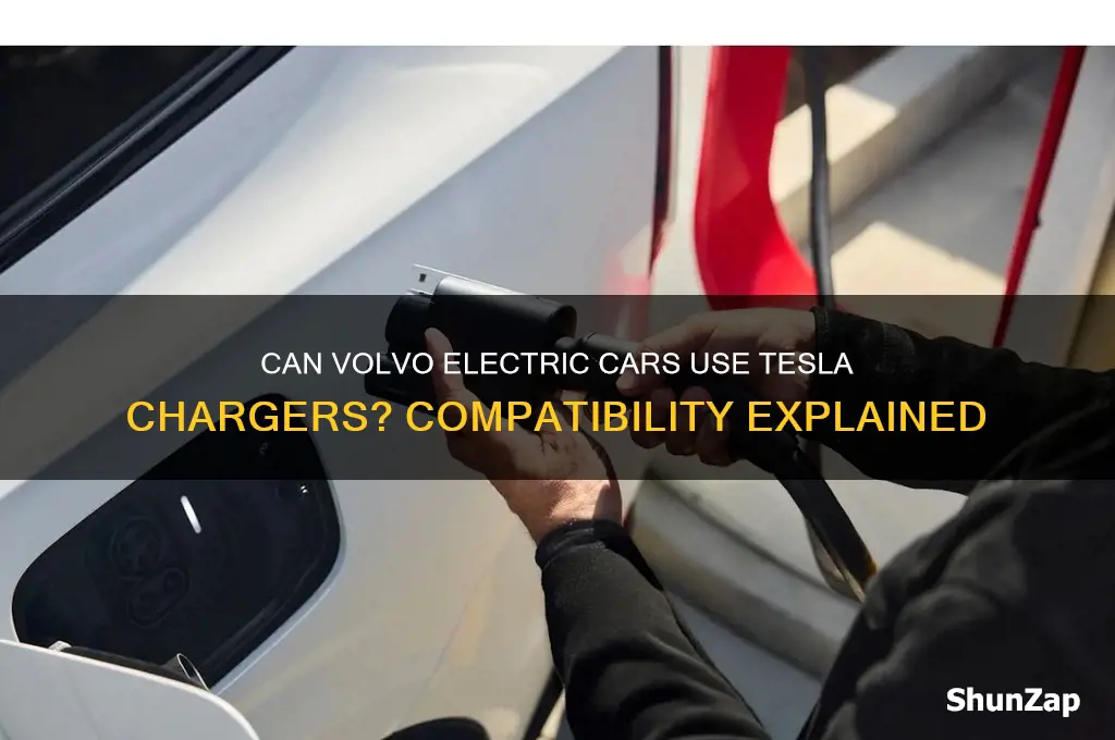 can volvo electric cars use tesla chargers