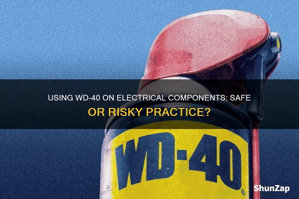 can wd40 be used on electrical components