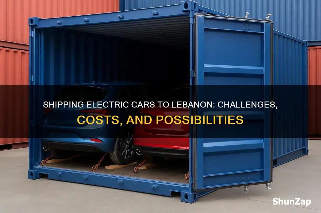 can we ship an electric car to lebanon