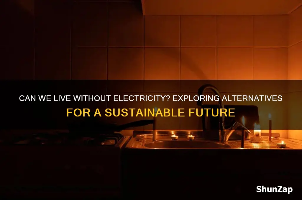 can we stop using electricity