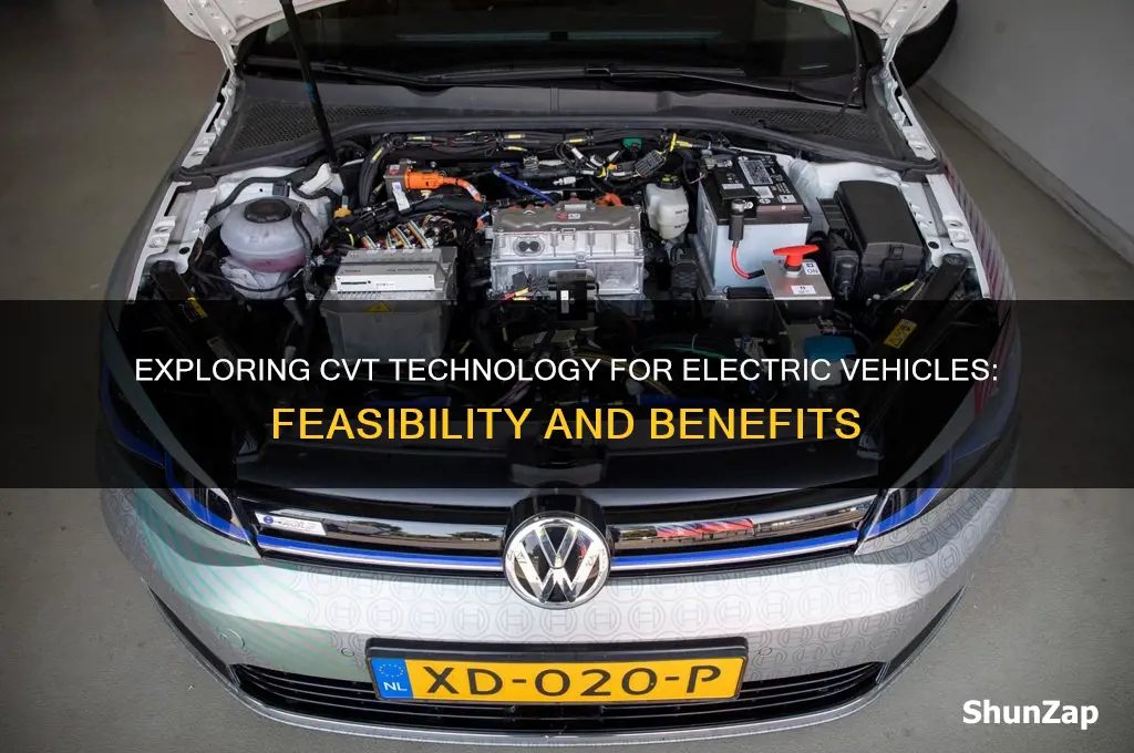 can we use cvt for electric car