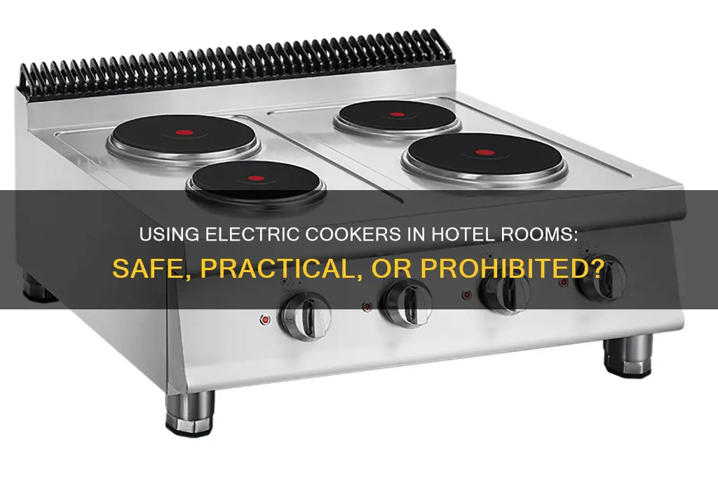 can we use electric cooker in hotel room