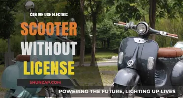 Electric Scooters Without a License: Legal or Not?
