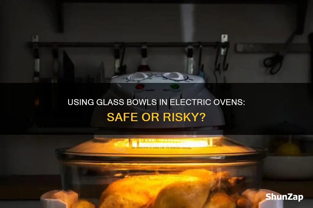 can we use glass bowl in electric oven
