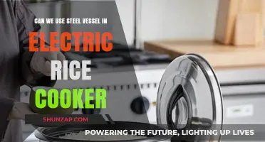 Using Steel Vessels in Electric Rice Cookers: Safe or Risky?