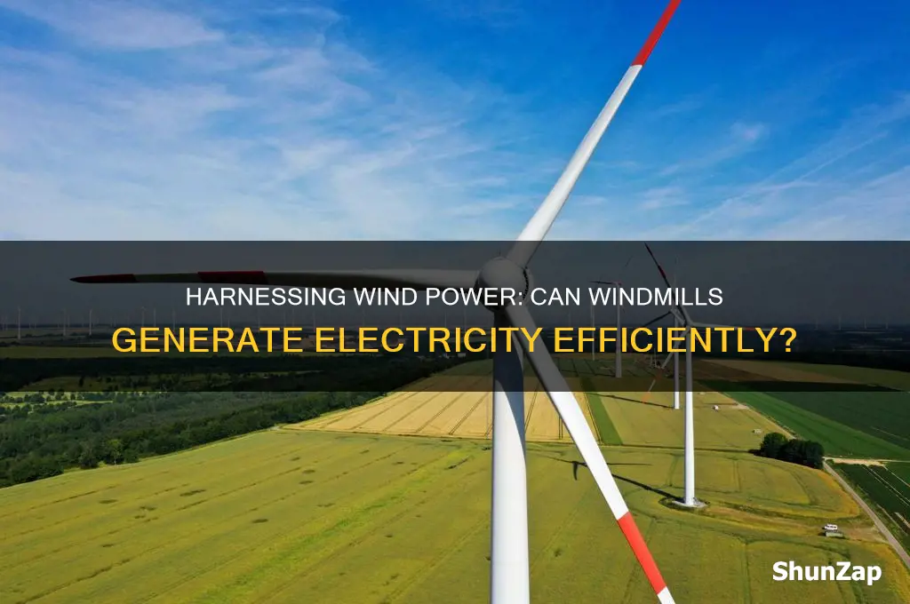 can windmills be used for electricity