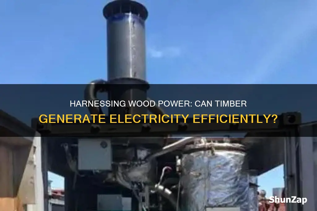 can wood be used to generate electricity