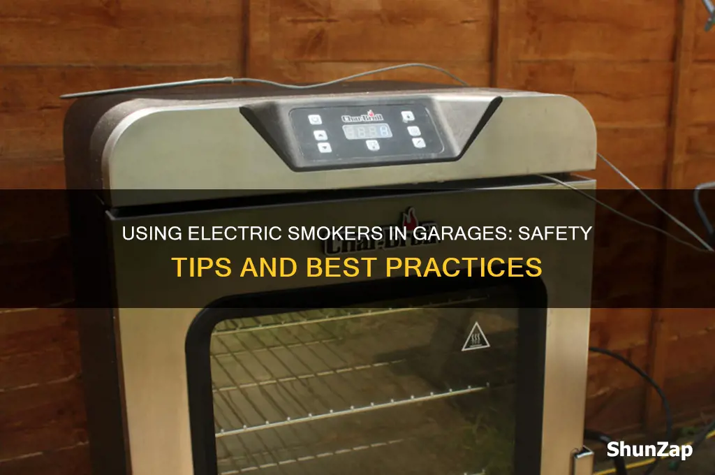 can yiu use electric smoker in garage