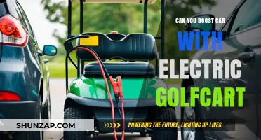 Boosting a Car with an Electric Golf Cart: Is It Possible?