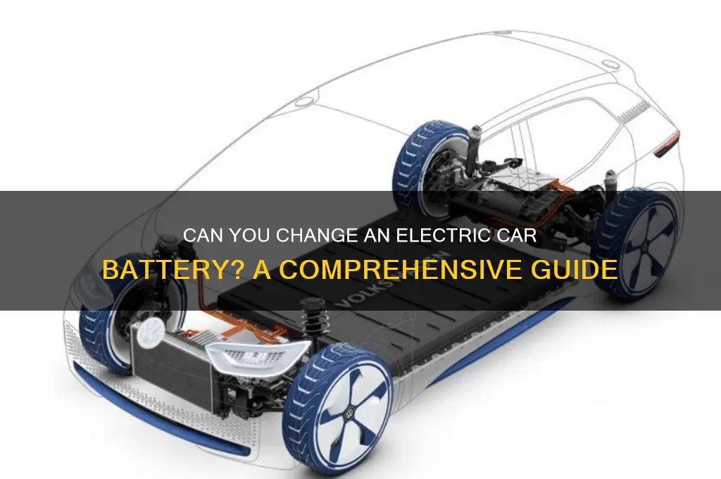 can you change battery on electric car