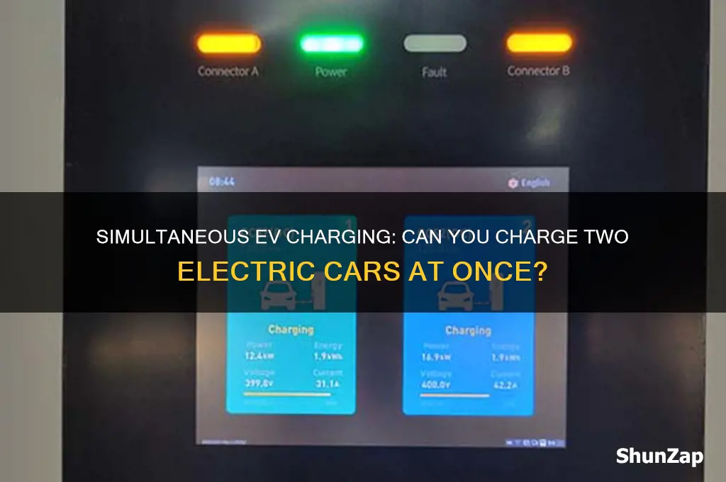 can you charge 2 electric cars at the same time
