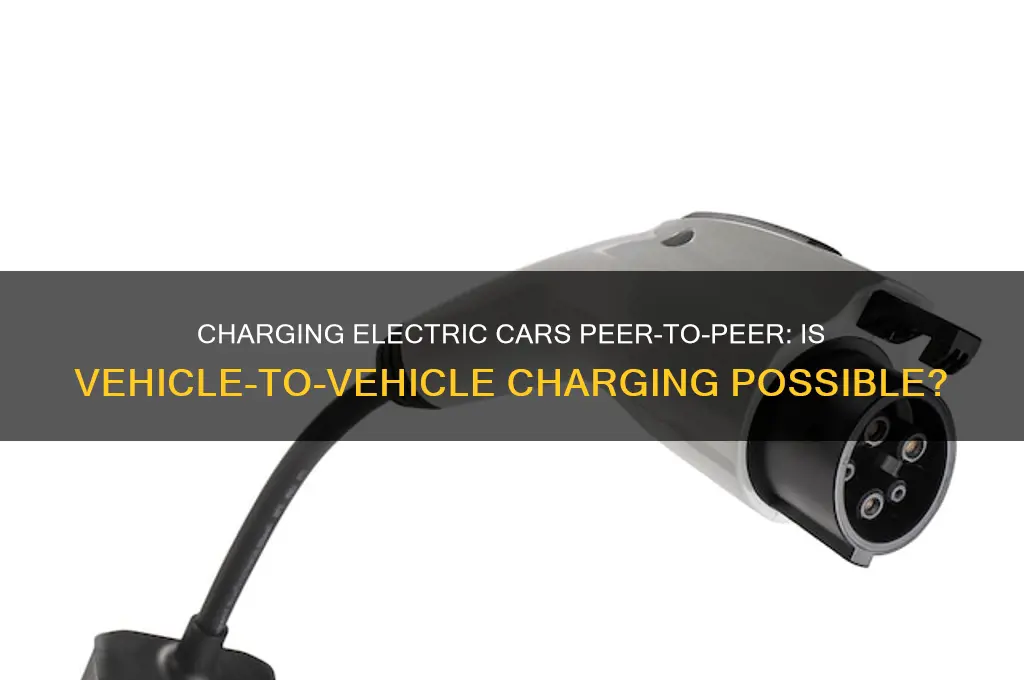 can you charge an electric car from another electric car
