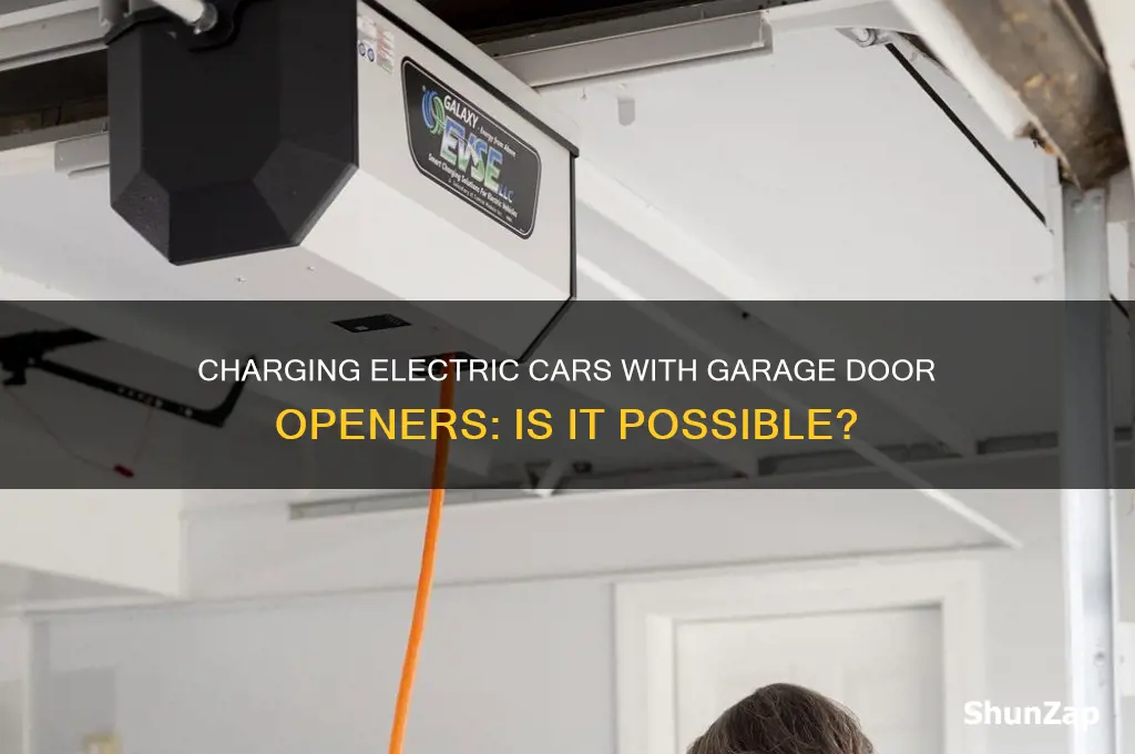 can you charge an electric car in garage door opener