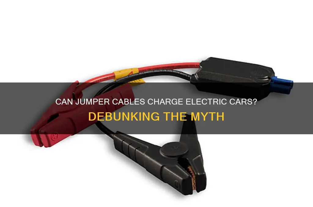 can you charge an electric car with jumper cables