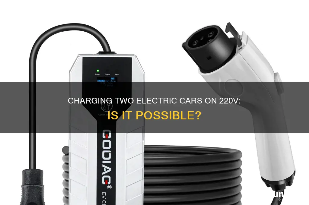 can you charge two electric cars on 220v