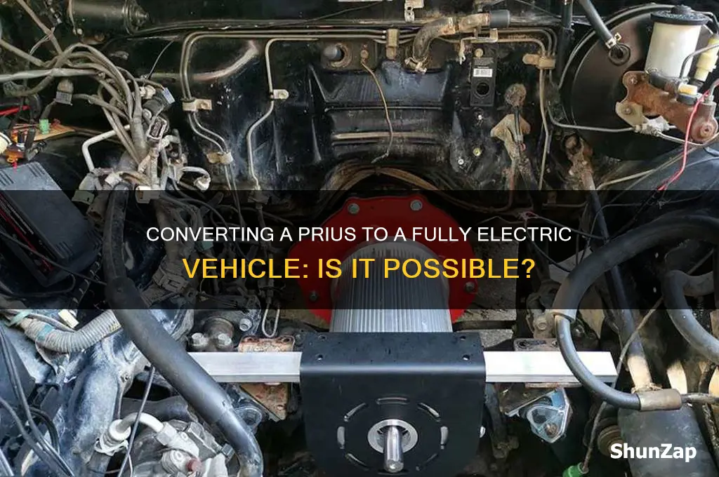 can you conver prius o fully electric car