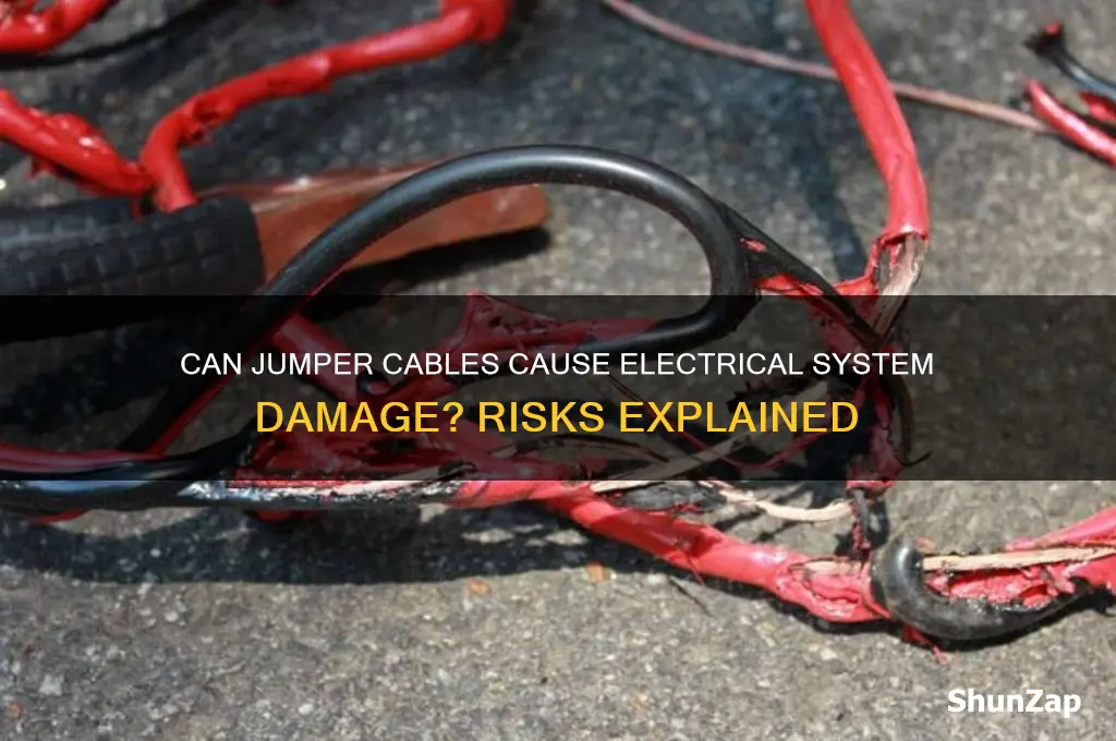 can you destroy your electrical system using a jumper