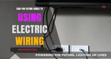 Extending Cable TV via Electric Wiring: Feasibility and Setup Guide