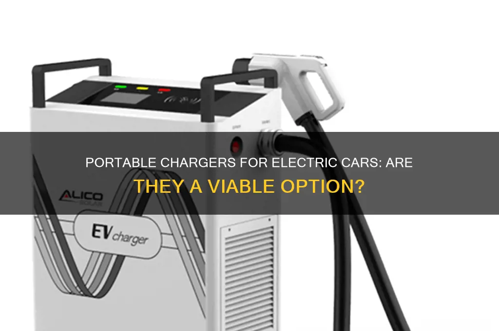 can you get a portable charger for an electric car