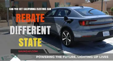 California Electric Car Rebate: Eligibility Across State Lines Explained