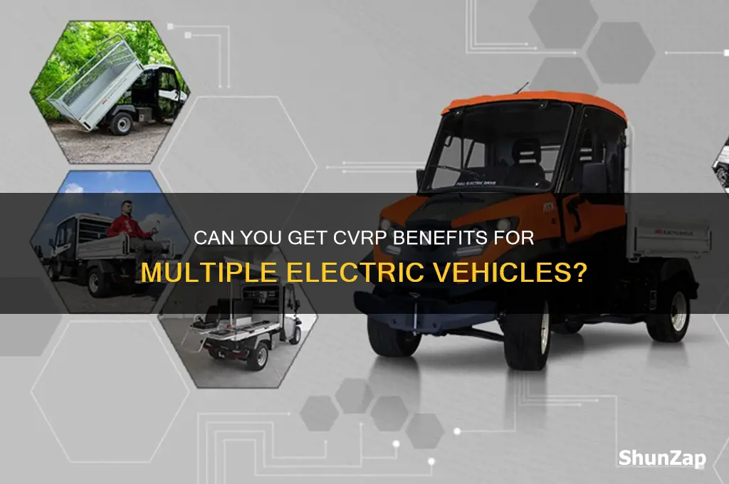 can you get cvrp for multiple electric cars