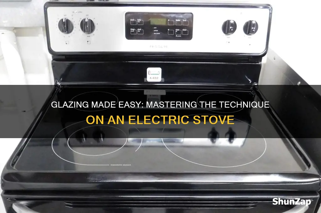 can you glaze using electric stove