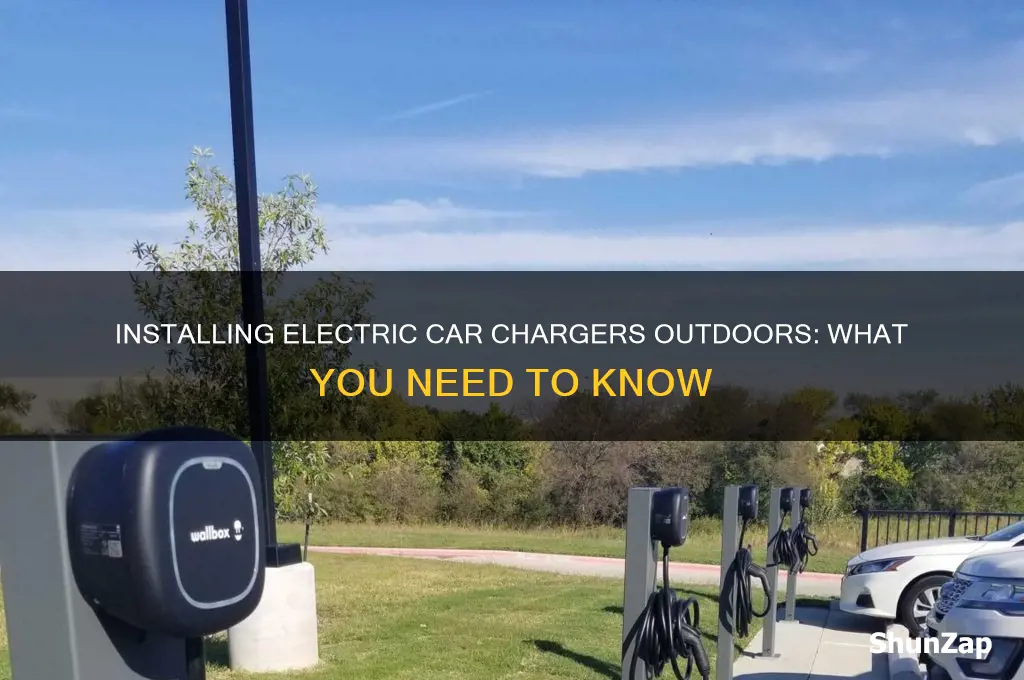 can you install electric car charger outside